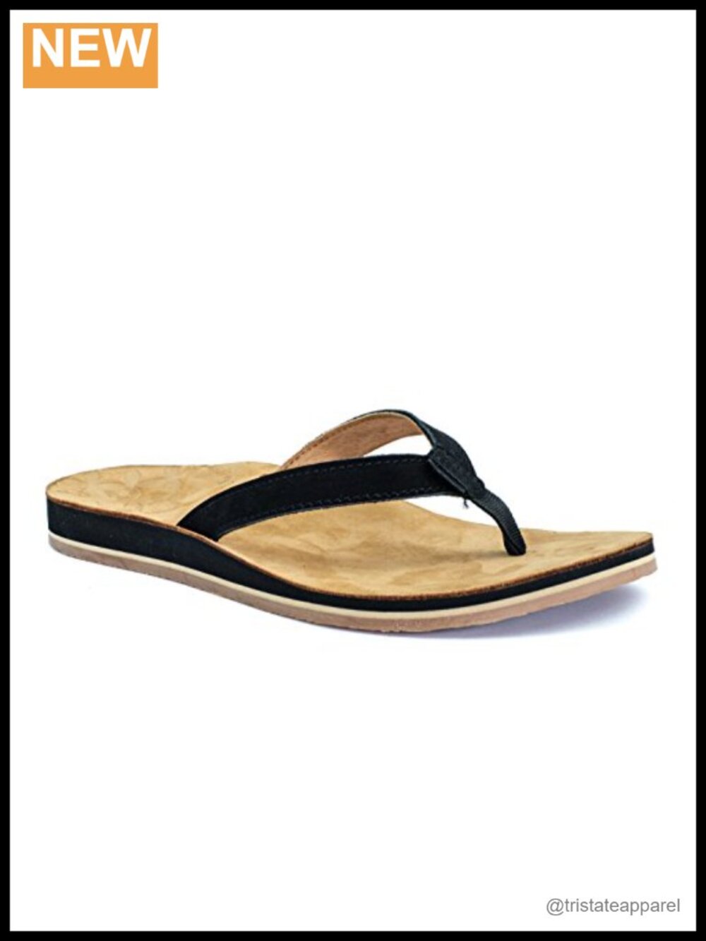 Women's Leather Flip Flop Sandals Slip On Comfort Slingback Open Toe